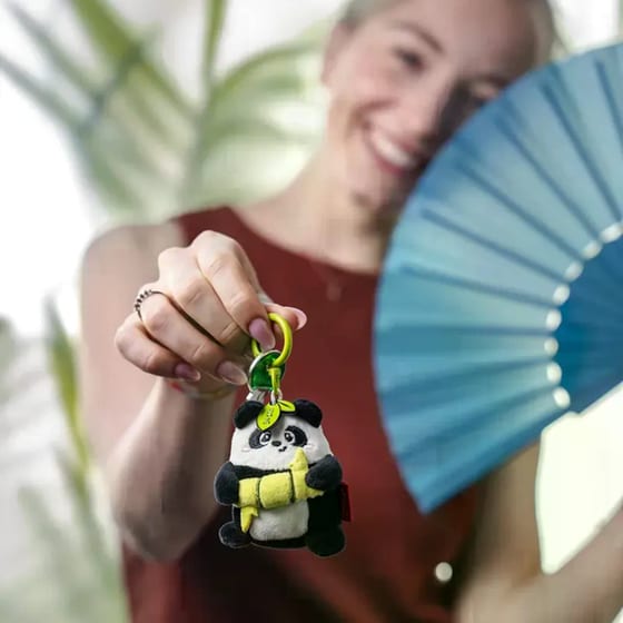 Μπρελόκ Λούτρινο Legami Tiny Panda image 5