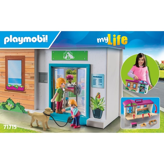 PLAYMOBIL® Βαλιτσάκι Κτηνιατρική Κλινική (71715) image 1