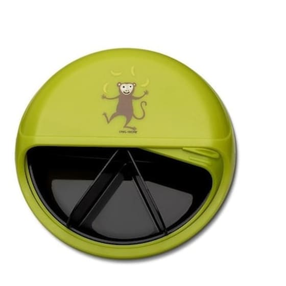 Φαγητοδοχείο Carl Oscar Snackdisc Lime Monkey image 0