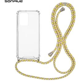 Θήκη Xiaomi Redmi Note 10 5G - Sonique Armor Clear Με Κορδόνι - Μπορντό