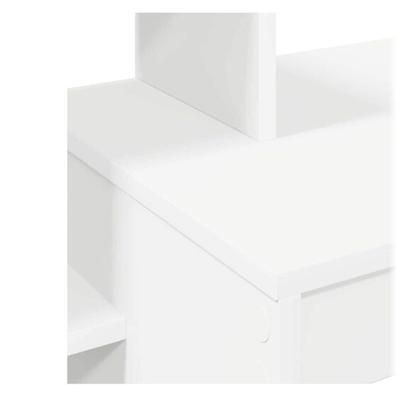 Γραφείο VidaXL από Επεξεργασμένο Ξύλο 100x40x90 cm - Λευκό image 7