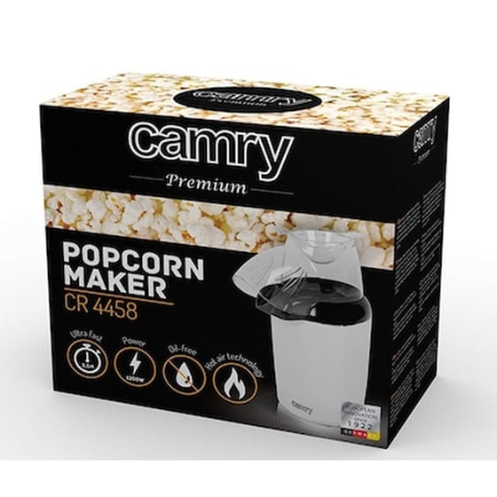 CAMRY 4458 1200W Μαύρο Μηχανή Pop-Corn image 5