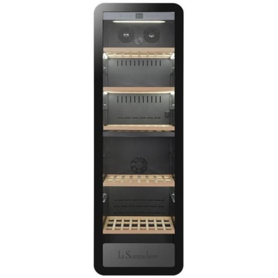 LA SOMMELIERE APOGEE190DZ για 181 Μπουκάλια Μαύρο Συντηρητής Κρασιών image 4