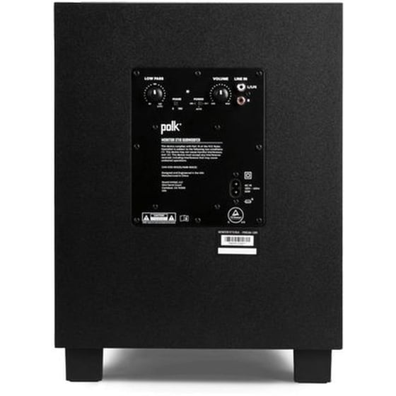 Polk XT10 Subwoofer 100W - Μαύρο image 4