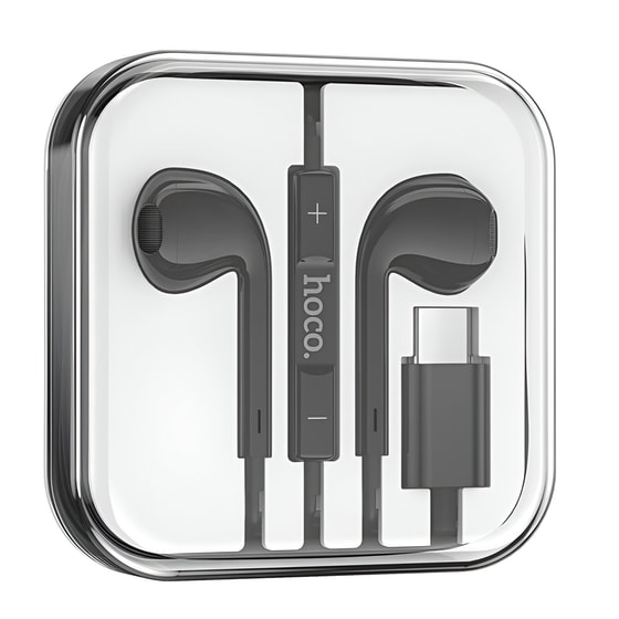 Ακουστικά Handsfree Hoco M80 Original 20τμχ USB-C - Μαύρα image 2