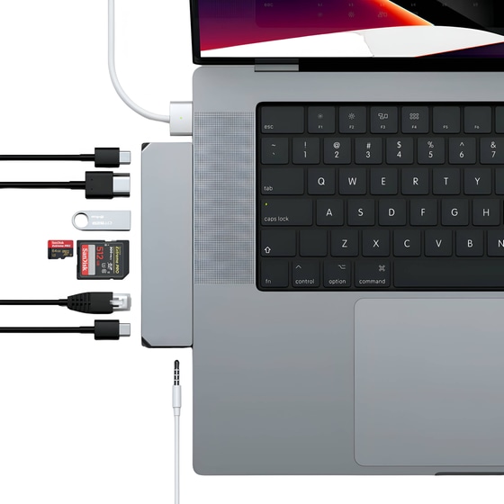 Docking Station Satechi ST-UCPHMXM 8-Port USB 3.0 συμβατό με Dual USB-C image 4