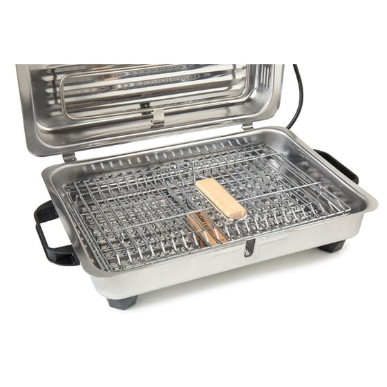 Ηλεκτρική Ψησταριά BBQ ROLLER 18/D 1050 W Inox image 2