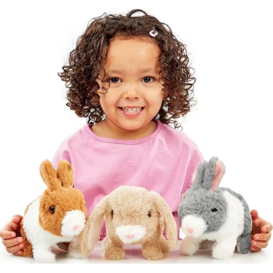 Addo Λούτρινο Διαδραστικό Λαγουδάκι - Καφέ image 3