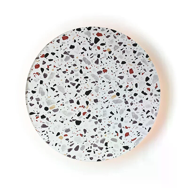 Απλίκα Τοίχου Led Aca Μεταλλική/Ξύλινη 14x3.8x14 cm - Πολύχρωμο