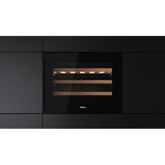 TEKA RVI 10024 GBK για 24 Μπουκάλια Μαύρο Συντηρητής Κρασιών image 4