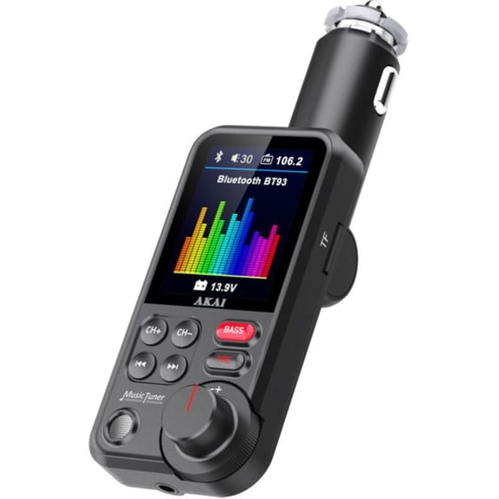 Car Transmitter Akai FMT-93BT Handsfree / USB / Aux / microSD image 1
