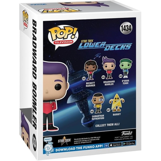 Funko Pop! Television - Star Trek: Lower Decks - Bradward Boimler #1434 image 2