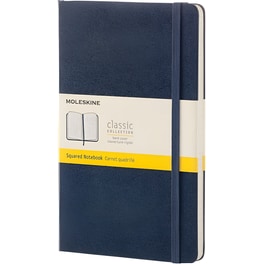 Σημειωματάριο Moleskine Καρέ Medium Μπλε (1 Τεμάχιο)