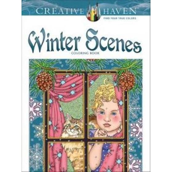 Creative Haven Winter Scenes Coloring Book image 0