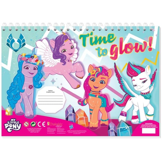 Μπλοκ Ζωγραφικής Διακακης Αεβε My Little Pony Α4 40 Φύλλων (1 Τεμάχιο) image 1