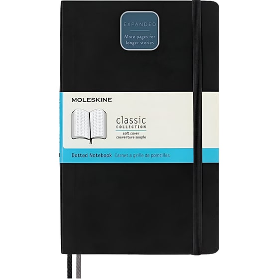 Σημειωματάριο Moleskine με Τελείες Large Μαύρο (1 Τεμάχιο) image 0