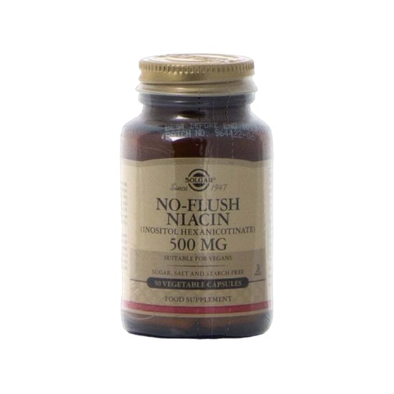 Solgar No Flush Niacin 500mg - 50 κάψουλες image 0