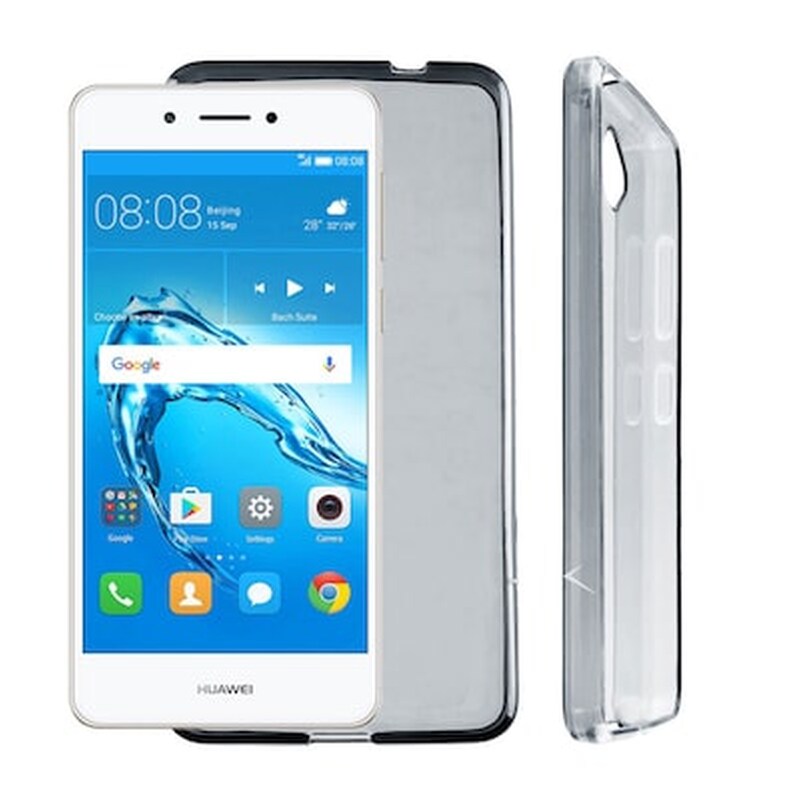 Θήκη Huawei Nova Smart - Volte-Tel SlimColor TPU - Διάφανο Γκρι VOLTE-TEL