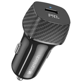 Φορτιστής Αυτοκινήτου Lamtech Premium Fast USB-C PD25W - Μαύρο
