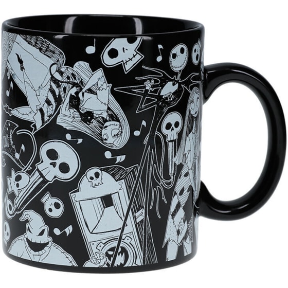 Κούπα Κεραμική PALADONE Nightmare Before Christmas 460ml - Μαύρο image 2