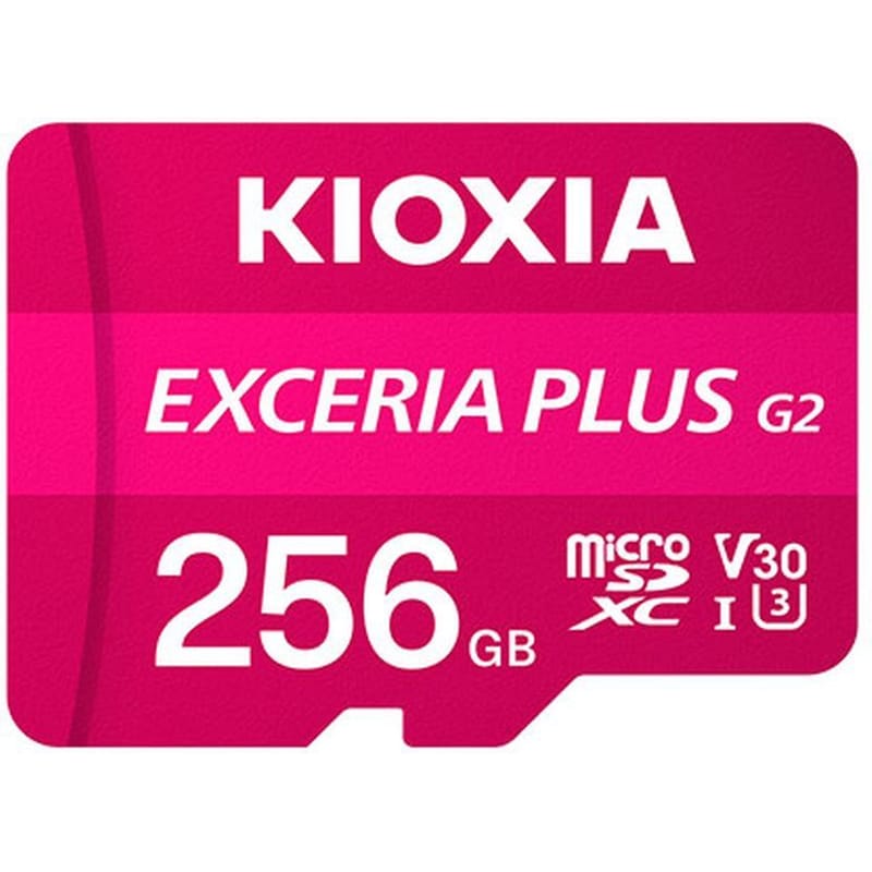 Kioxia Exceria Plus microSDXC 256GB Class 10 U3 A1 UHS-I με αντάπτορα - Mangeta