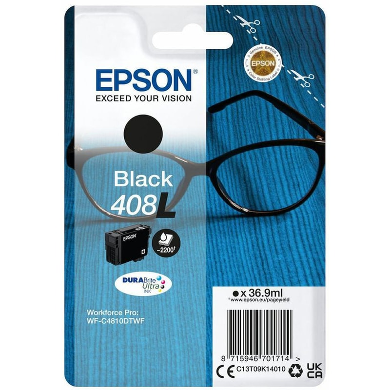 EPSON Epson 408 L Μαύρο Μελάνι Εκτυπωτή C13T09K44010