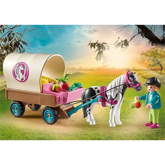 PLAYMOBIL® Country Άμαξα με πόνυ (70998) image 2