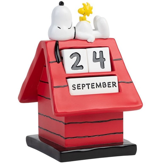 Επιτραπέζιο Διαρκές Ημερολόγιο 3D Erik Snoopy Doghouse image 0