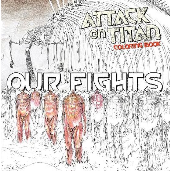 Attack on Titan Coloring Book 2: Our Fights image 0
