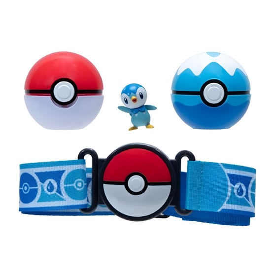 Pokemon Clip'N Go Poke Ball Piplup Με Ζώνη image 0