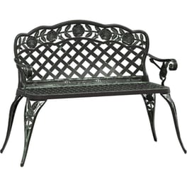 Παγκάκι Κήπου VidaXL από Χυτό Αλουμίνιο 108x60x83 cm - Πράσινο