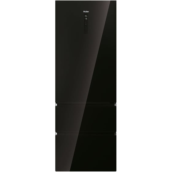 HAIER HTW7720DNGB Total No Frost 483 Lt Μαύρο Ψυγειοκαταψύκτης image 0