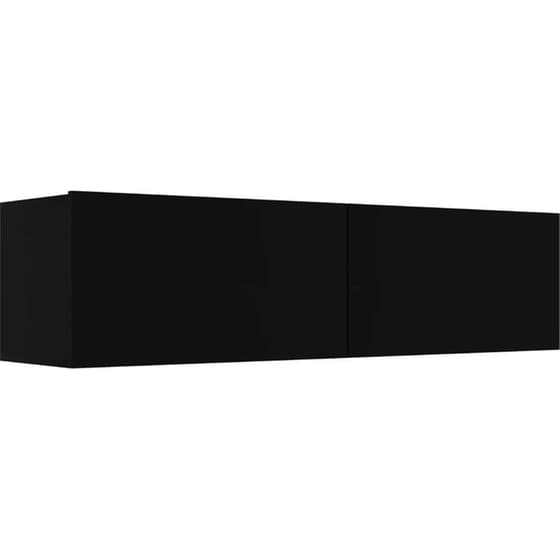 Έπιπλο Τηλεόρασης VidaXL από Μοριοσανίδα 120x30x30cm - Μαύρο image 0