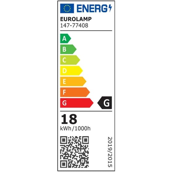 Λάμπα LED Eurolamp 147-77408 E27 18W 2700K - Θερμό Λευκό image 1
