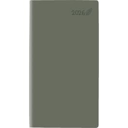 Ημερολόγιο Τσέπης/ Ατζέντα Εβδομαδιαίο 2026 Θεοφύλακτος 12M Shiro Olive
