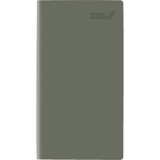 Ημερολόγιο Τσέπης/ Ατζέντα Εβδομαδιαίο 2026 Θεοφύλακτος 12M Shiro Olive image 0