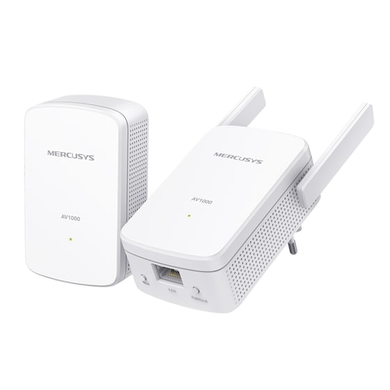 Mercusys MP510 v1 Powerline Διπλό Kit Ασύρματη Σύνδεση Wi-Fi 4 με 2 Θύρες Ethernet image 0