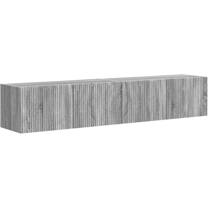 Έπιπλο Τηλεόρασης VidaXL Επιτοίχιο 2 τμχ 78,5 x 30 x 29,5 cm - Γκρι Sonoma