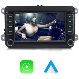 Ηχοσύστημα με Οθόνη Αφής 7" Android GPS Wi-Fi Bluetooth 2GB/ 16GB 7021A2 για Volkswagen, Seat, Skoda - Μαύρο