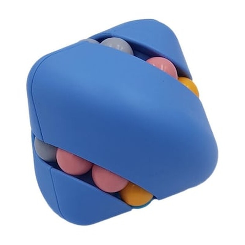 Μαγική Σβούρα Παζλ Τύπου Ρούμπικ – Spinner Cube – Γαλάζιο