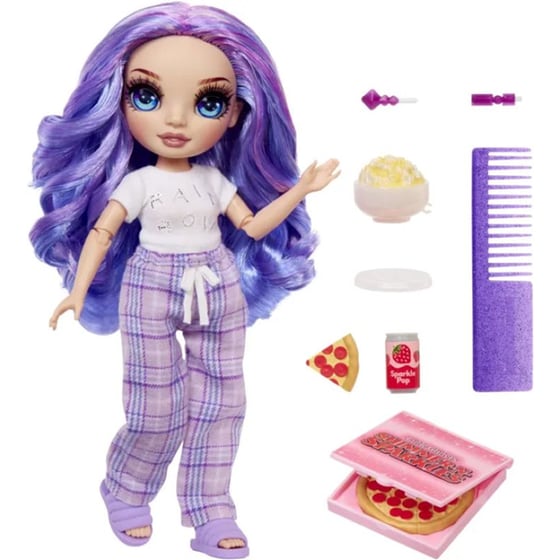 Κούκλα MGA Rainbow High Jr  PJ Party - Violet image 1