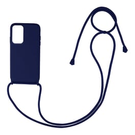 Θήκη Samsung Galaxy A23 5G/Galaxy A23 4G - Sonique Carryhang Θήκη Σιλικόνης Με Κορδόνι - Μπλε Σκούρο