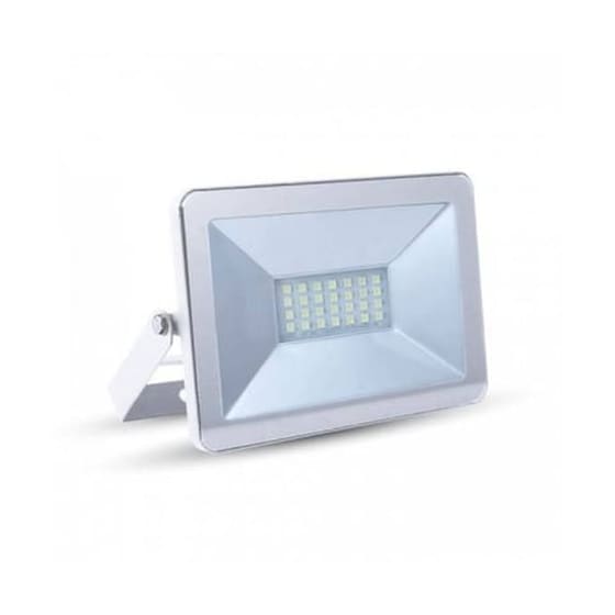 Προβολέας Led 10w Θερμό Λευκό 3000k Λευκό Σώμα E-series image 0
