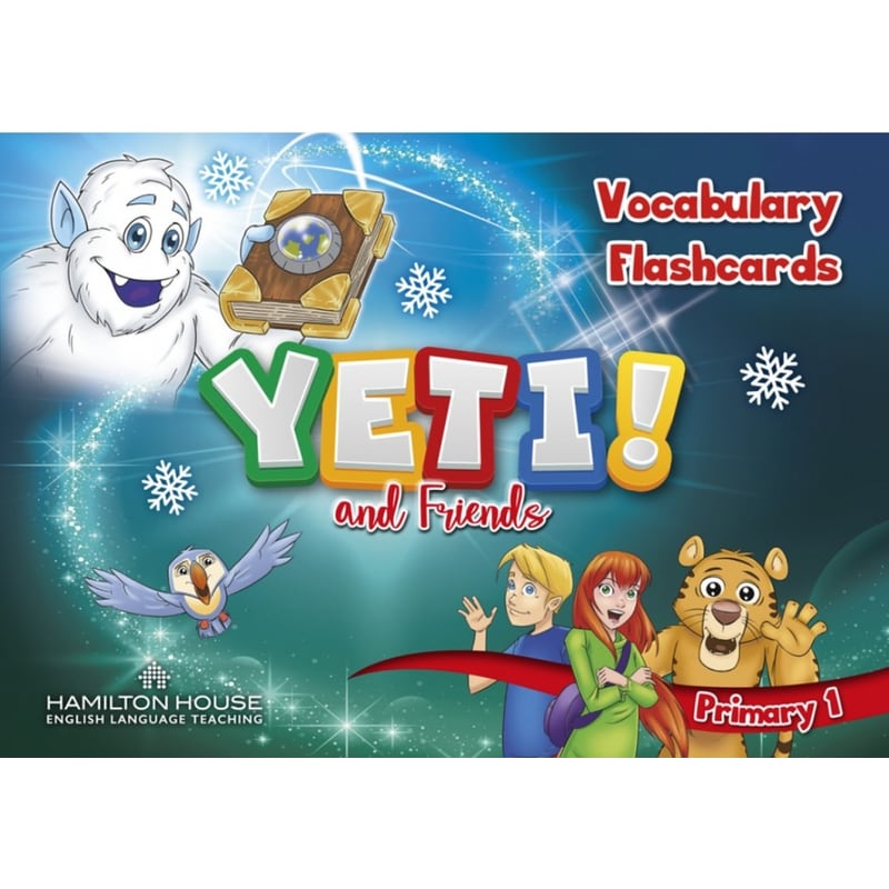 Yeti and Friends Vocabulary Flash Cards