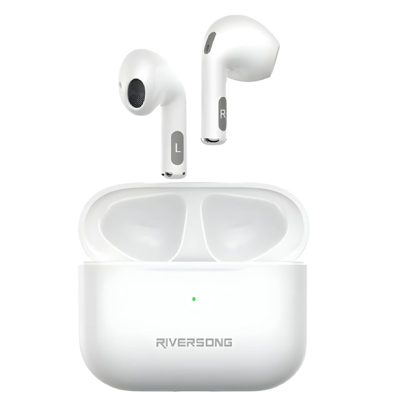 Ακουστικά Bluetooth Riversong Air Mini Pro EA208W – Λευκό