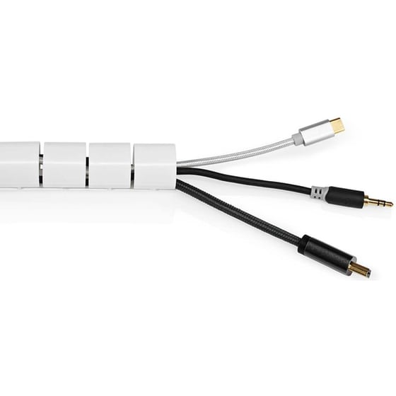 Διαχειριστής Καλωδίων Nedis Spiral Sleeve CMSW2832WT200 - Λευκό image 4