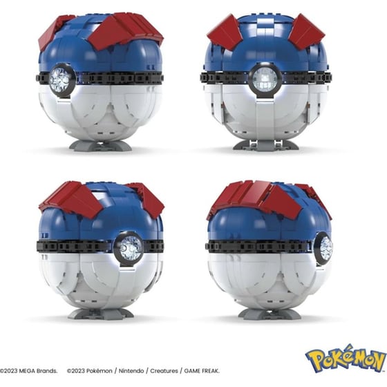Mega Pokemon Jumbo Great Ball Με Φως image 2