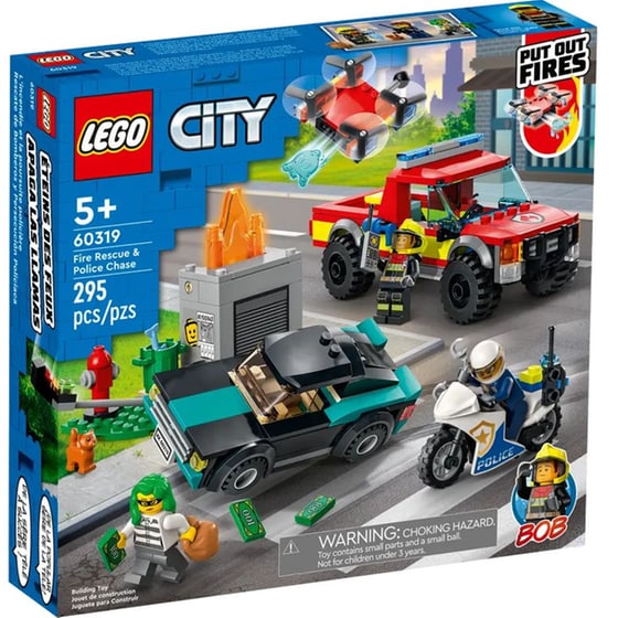 LEGO® City Fire Rescue & Police Chase (60319) image 0