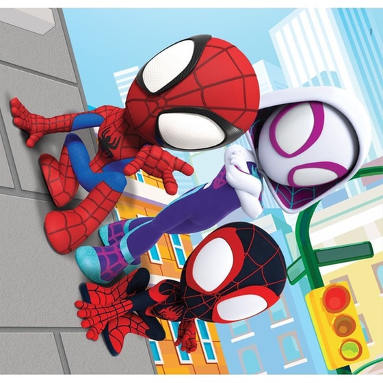 Παιδικό Παζλ Clementoni Super Color Marvel Spidey Και Οι Απίθανοι Φίλοι Του (3x48 Κομμάτια) image 3