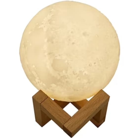 OEM Moon Light Humidifier 3D Υγραντήρας & Αρωματοθεραπεία 2W image 0